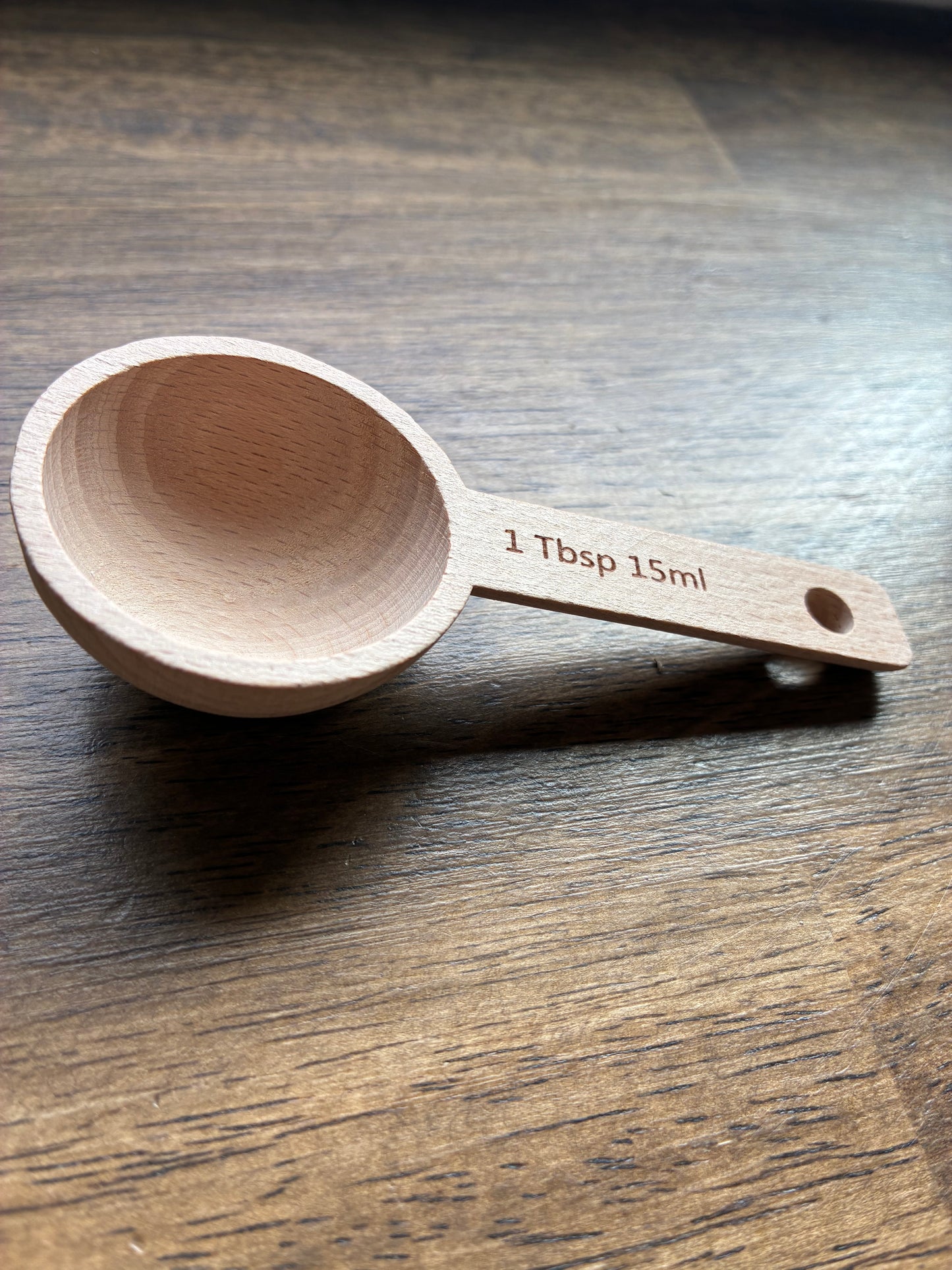 Beech Wood 1 Tablespoon Measuring Spoon